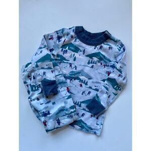 Moon & Back Hanna Andersson One Piece Organic Cotton Long Sleeve Footed Pajamas